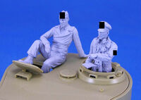 German SS Tank Crew set 2 Figures