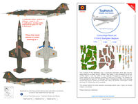 Lockheed F-104 G Starfighter - Belgium camouflage pattern paint masks - Image 1