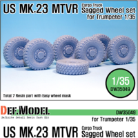 US MK.23 MTVR Sagged Wheel set (for Trumpeter 1/35)