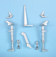 Supermarine Spitfire Mk.IXc - Landing Gear (designed to be used with Airfix kits)