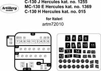 C-130 J+H, MC-130 E Hercules (for Italeri)