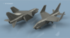 A-7 A Corsair II folded wings (5 planes)