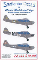 Piper L-4 Grasshoppers Decals - Image 1