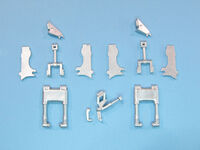 Mitsubishi G4M1/2 Betty - Landing Gear (designed to be used with Hasegawa kits) - Image 1