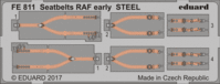 Seatbelts RAF early STEEL - Image 1