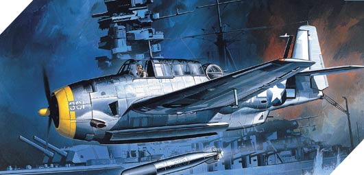 TBF Avenger model do sklejania Academy 12452
