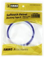 Softouch Velvet Masking Tape #3 (10mm x 25M) - Image 1
