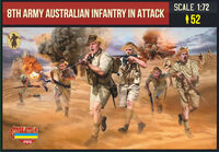 Australian WWII Infantry in Attack - British 8th Army - Image 1