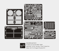 Pz.Kpfw.VI Ausf.B KING TIGER Henschel Turret Version, Final Production (Basic Set for Dragon/Zvezda Kit)