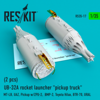 UB-32A rocket launcher "pickup truck" 2 pcs MT-LB, UAZ, Pickup w/ZPU-2,  BMP-2, Toyota Hilux, BTR-70, URAL