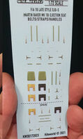McDonnell-Douglas F/A-18 Hornet Variants MB Mk.10 - Full Colour 3D Ejection Seat Belt decals. - Image 1