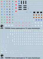 Goda, tablice rejestracyjne wz76 i napisy eksploatacyjne pojazdw
