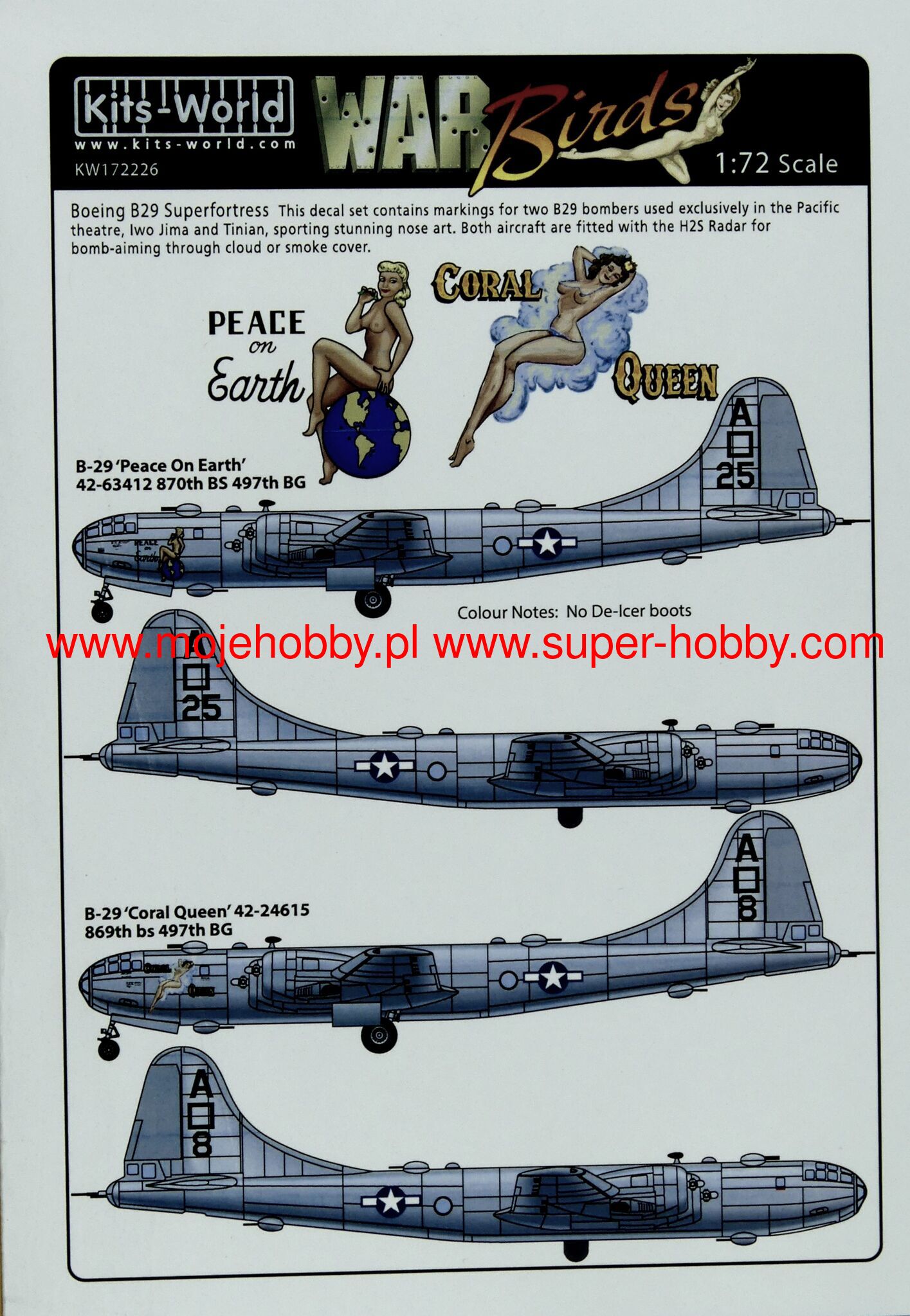 B-29A Superfortress model do sklejania Academy 2111