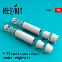 F-14D Tomcat open & closed exhaust nozzles for HobbyBoss Kit