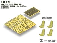 US Army M1114 HUMVEE - High Back Seats (for Bronco kit)