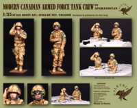 Modern Canadian Armed Force Tank Crew in Afghanistan - Image 1