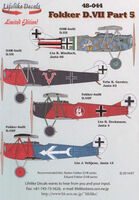 Fokker D.VIIs Part 5(4 schemes)