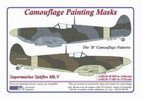 Camouflage painting masks Spitfire Mk.Vb  scheme "B" - Image 1