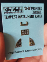 Hawker Tempest Mk.II/V 3D Cockpit decals (for Eduard, Special Hobby and Revell kits) - Image 1