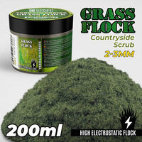 Static Grass Flock 2-3mm - Countryside Scrub