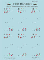LAU-7 Missile Launcher Stencil Data Markings