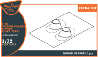 I-16 vacuum formed canopy late version for CP kit - Image 1