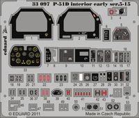 P-51D Interior early ser.5-15 S.A. TAMIYA