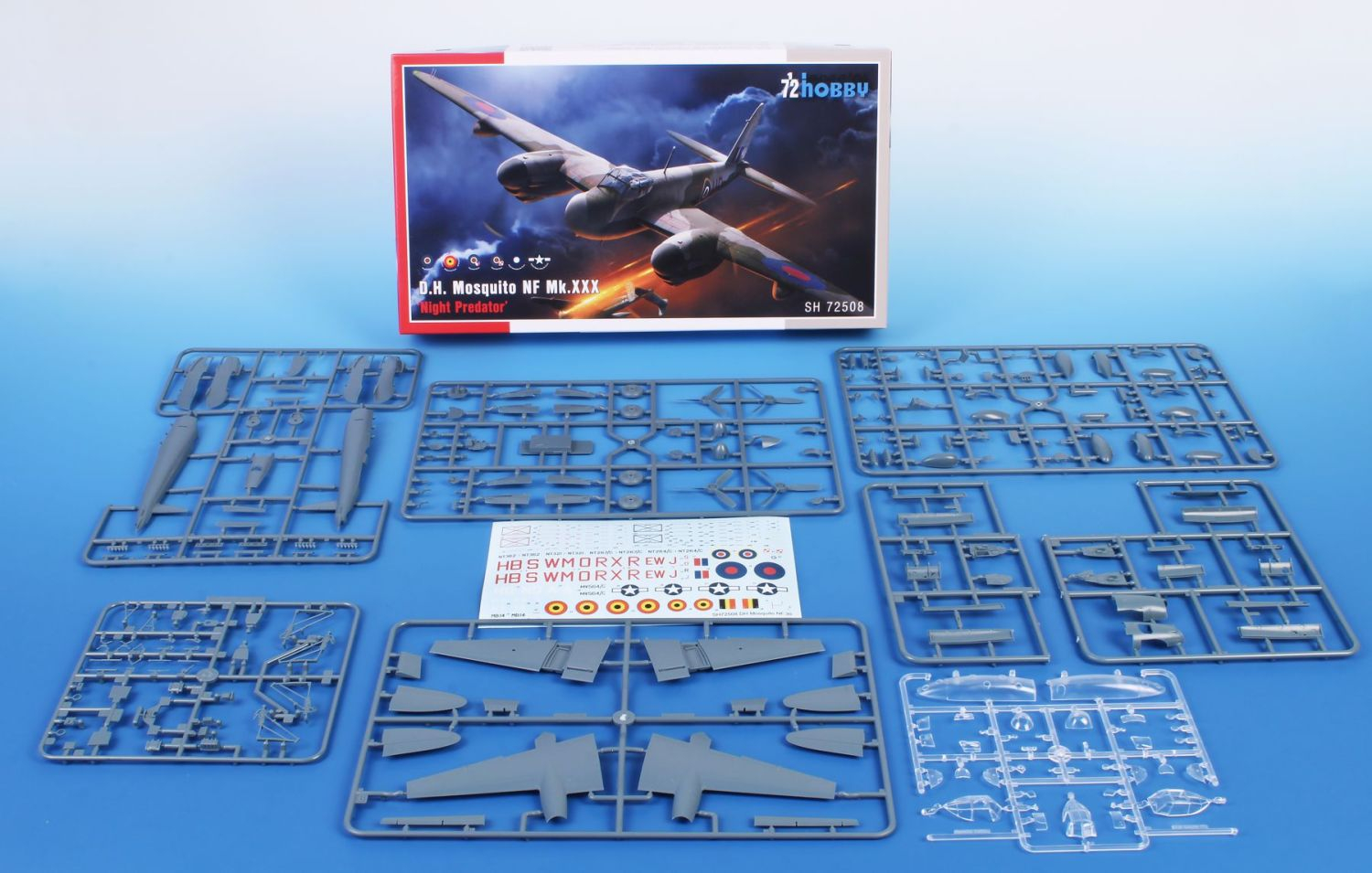 D.H. Mosquito NF Mk.XXX 'Night Predator' model do sklejania