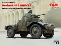 Panhard 178 AMD-35, WWII French Armoured Vehicle (100% new molds)