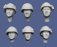 US Heads Helmets Vietnam - Image 1