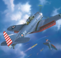 SBD-3 Dauntless - Amerykaski Bombowiec Pokadowy (Model Z Wrgami Wycitymi Laserem) - Image 1