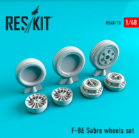 North American F-86 Sabre wheels set