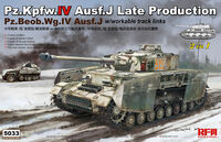 PZ.KPFW.IV AUSF.J LATE PRODUCTION /PZ.BEOB.WG.IV AUSF.J 2 IN 1 W/WORKABLE TRACK LINKS