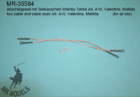 Tow cable and cable eyes A9, A10, Valentine, Matilda