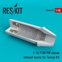 F-16 (F100-PW) closed exhaust nozzles for Tamiya Kit