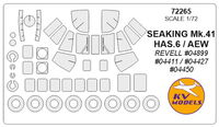 SEAKING Mk.41 / HAS.6 / AEW (REVELL) + wheels masks - Image 1