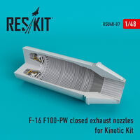 F-16 (F100-PW) closed exhaust nozzle for  Kinetic Kit