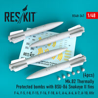 Mk.82 thermally protected bombs with BSU-86 Snakeye II fins (4pcs) (F-4, F-5, F-8, F-15, F-16, F-18, A-1, A-4, A-6, A-7, A-10, Kfir) - Image 1