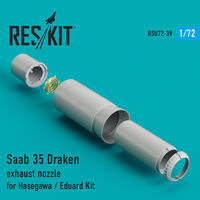 Saab 35 Draken exhaust nozzle for Hasegawa / Eduard Kit