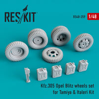 Kfz.305 Opel blitz wheels set  for Tamiya & Italeri - Image 1