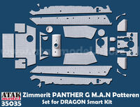 Zimmerit Panther G - MAN Pattern (for Dragon kits)