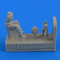 WWII RAF Motorcycle Driver - part 2 Figurines AIRFIX