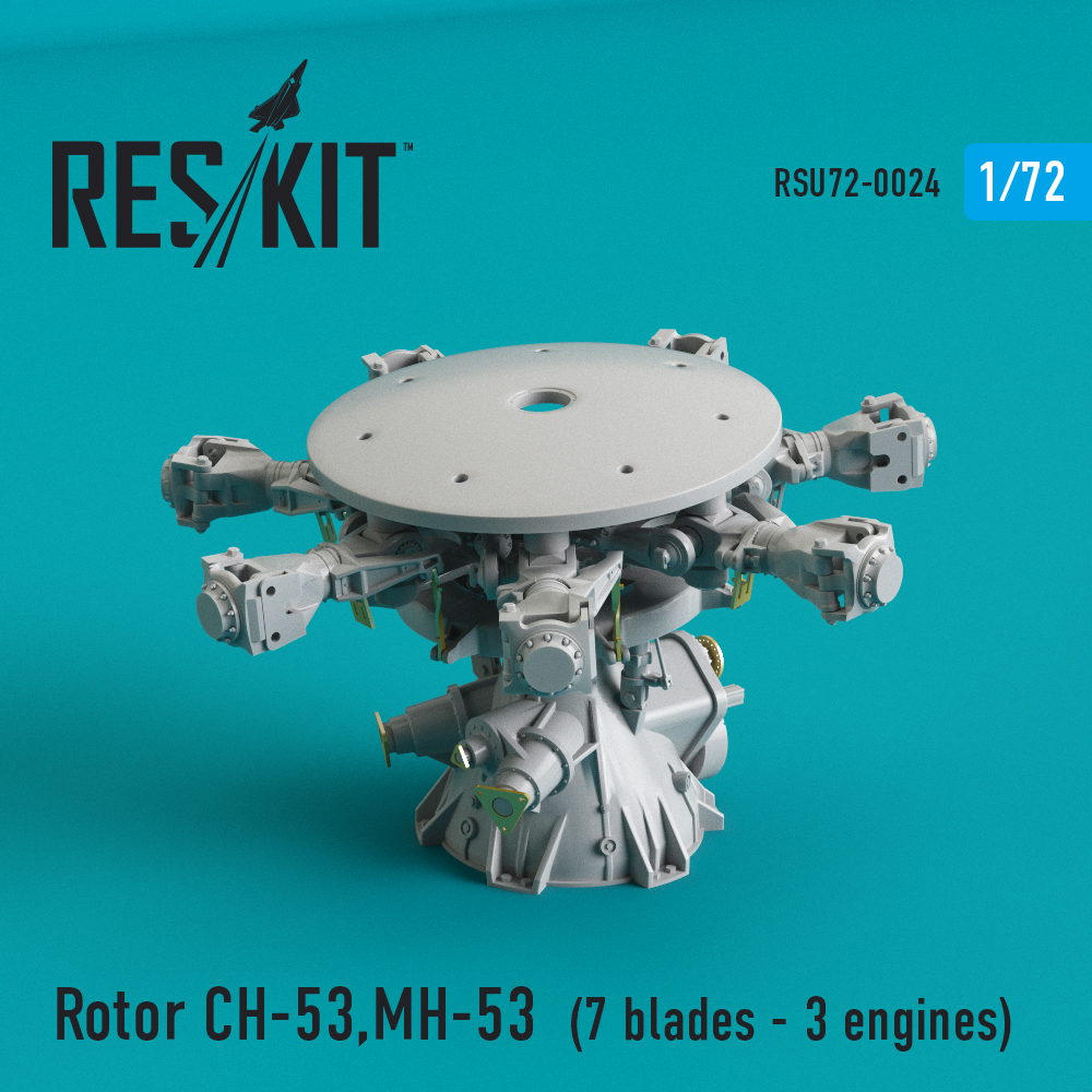 Rotor Ch 53 Super Stallion Mh 53e Sea Dragon 7 Blades 3 Engines Res Kit U72 0024