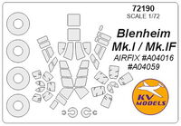 Blenheim Mk.I / Mk.IF (AIRFIX) + wheels masks - Image 1